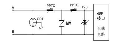自恢复保险丝在RS485等串行数据接口中的保护应用